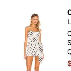 Revolve - Lovers & Friends - Polka Dot Tie Romper